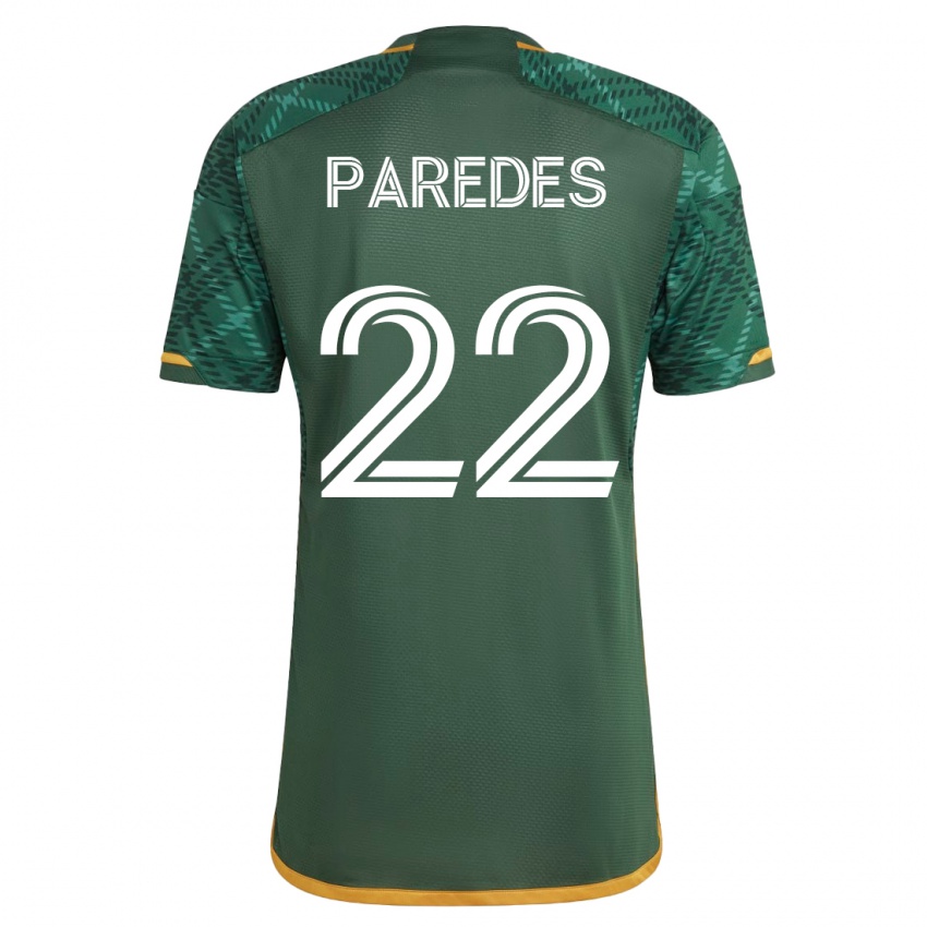 Kinder Cristhian Paredes #22 Grün Heimtrikot Trikot 2023/24 T-Shirt Österreich