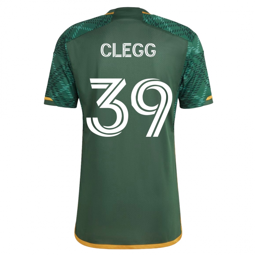 Kinder Tyler Clegg #39 Grün Heimtrikot Trikot 2023/24 T-Shirt Österreich