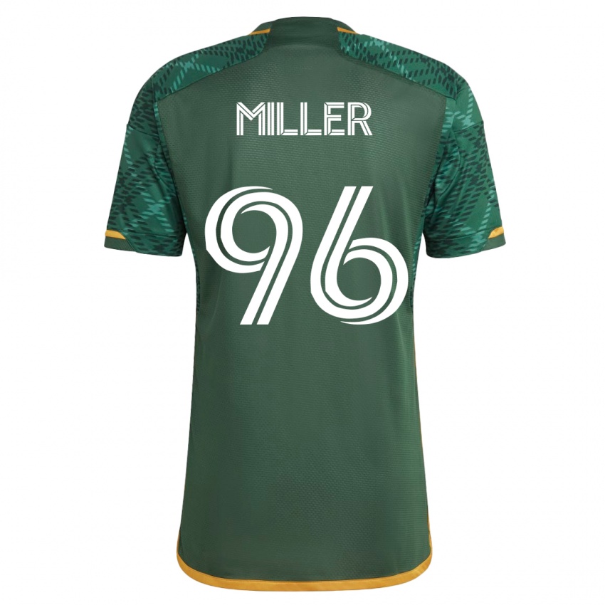 Kinder Carver Miller #96 Grün Heimtrikot Trikot 2023/24 T-Shirt Österreich