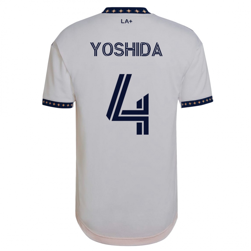 Kinder Maya Yoshida #4 Weiß Heimtrikot Trikot 2023/24 T-Shirt Österreich