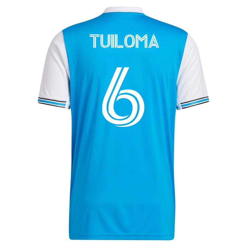 Kinder Bill Tuiloma #6 Blau Heimtrikot Trikot 2023/24 T-Shirt Österreich