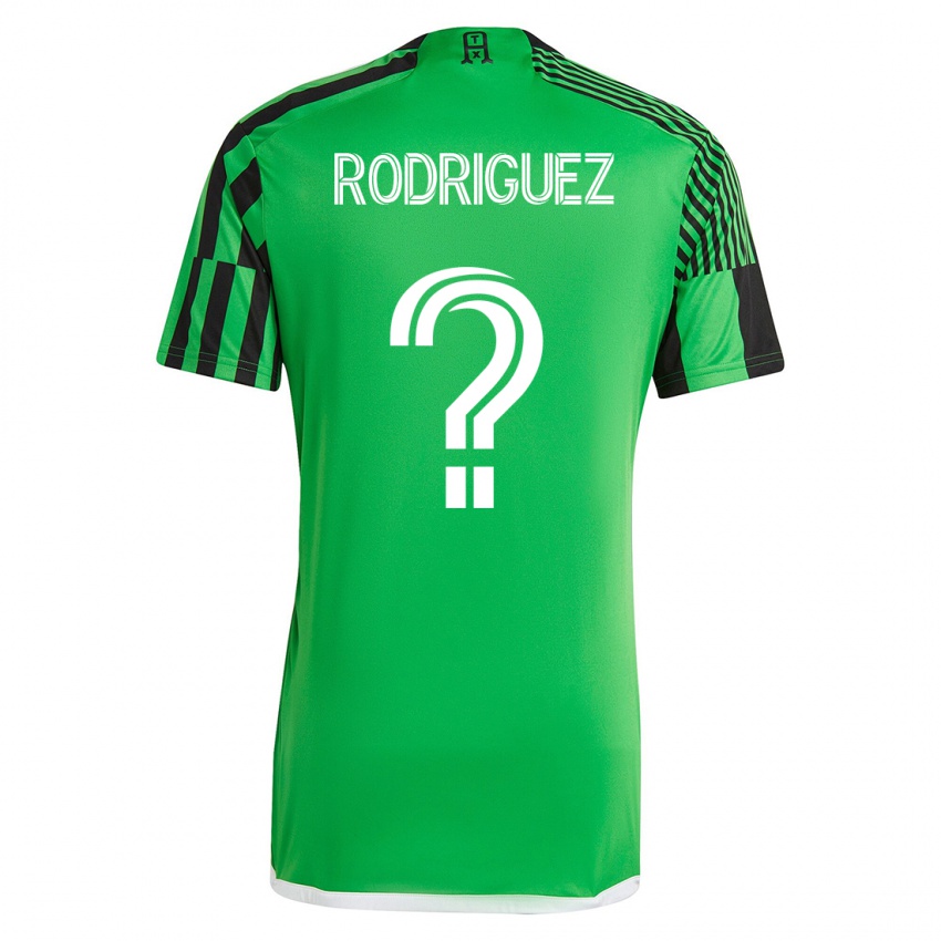 Kinder David Rodríguez #0 Grün Schwarz Heimtrikot Trikot 2023/24 T-Shirt Österreich