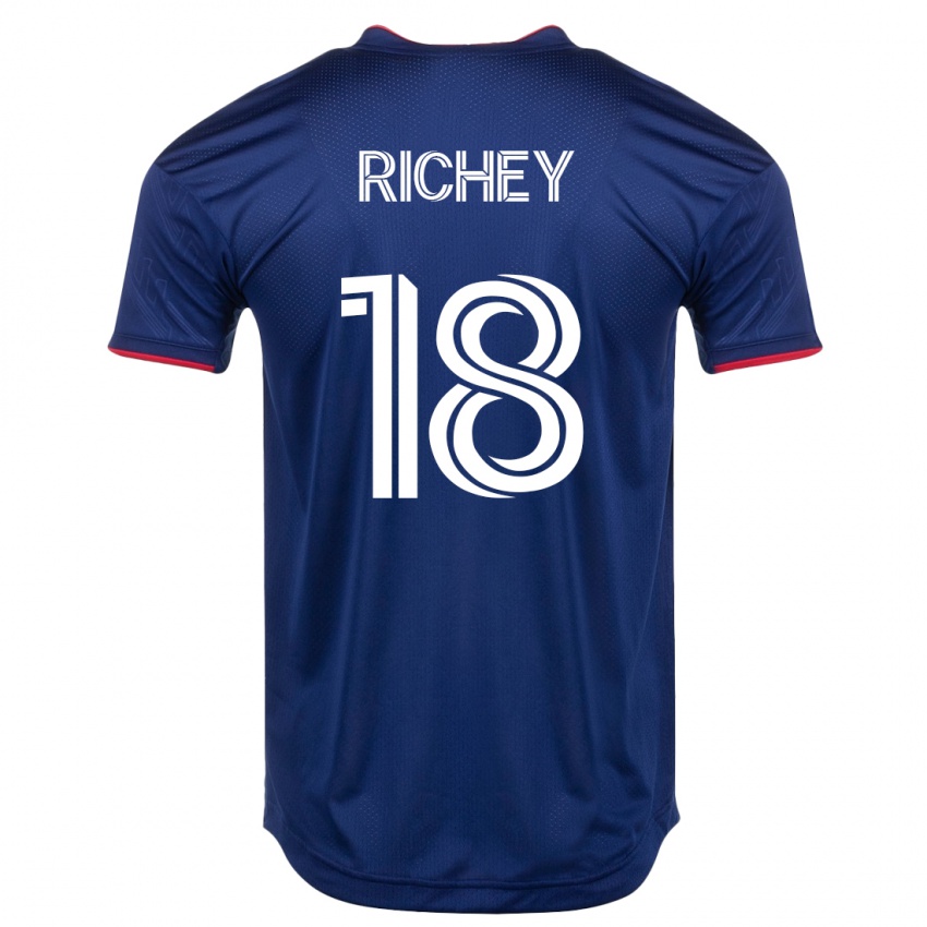 Kinder Spencer Richey #18 Marine Heimtrikot Trikot 2023/24 T-Shirt Österreich