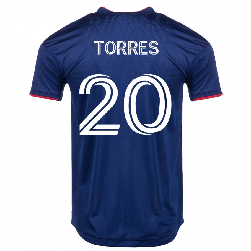Kinder Jairo Torres #20 Marine Heimtrikot Trikot 2023/24 T-Shirt Österreich
