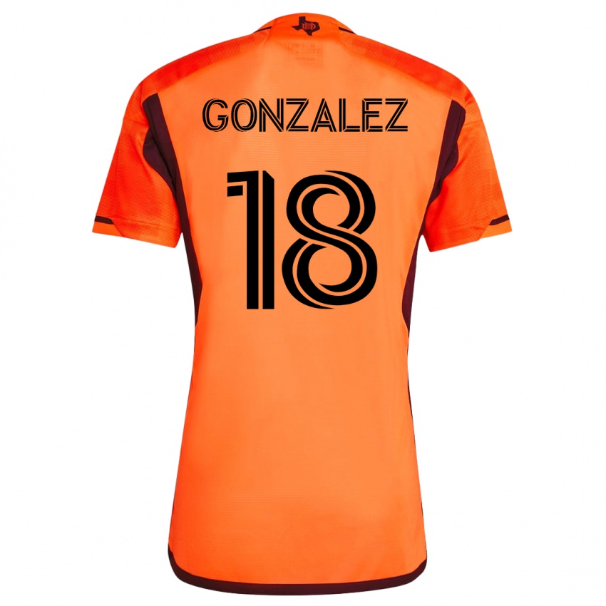 Kinder Diego Gonzalez #18 Orangefarben Heimtrikot Trikot 2023/24 T-Shirt Österreich