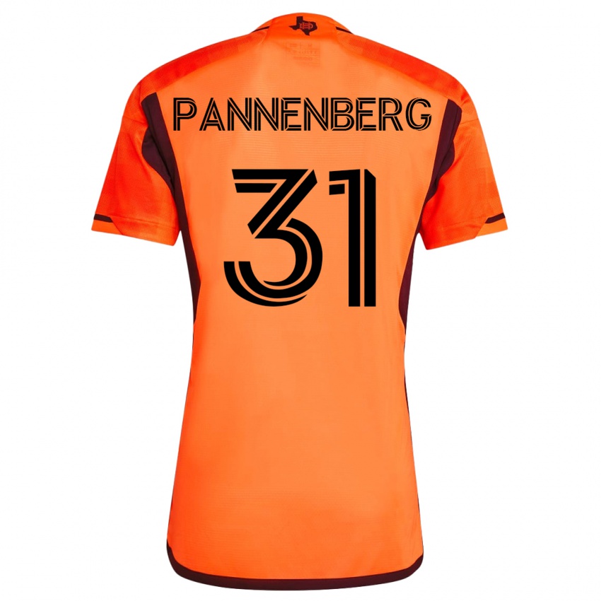 Kinder Andrew Pannenberg #31 Orangefarben Heimtrikot Trikot 2023/24 T-Shirt Österreich