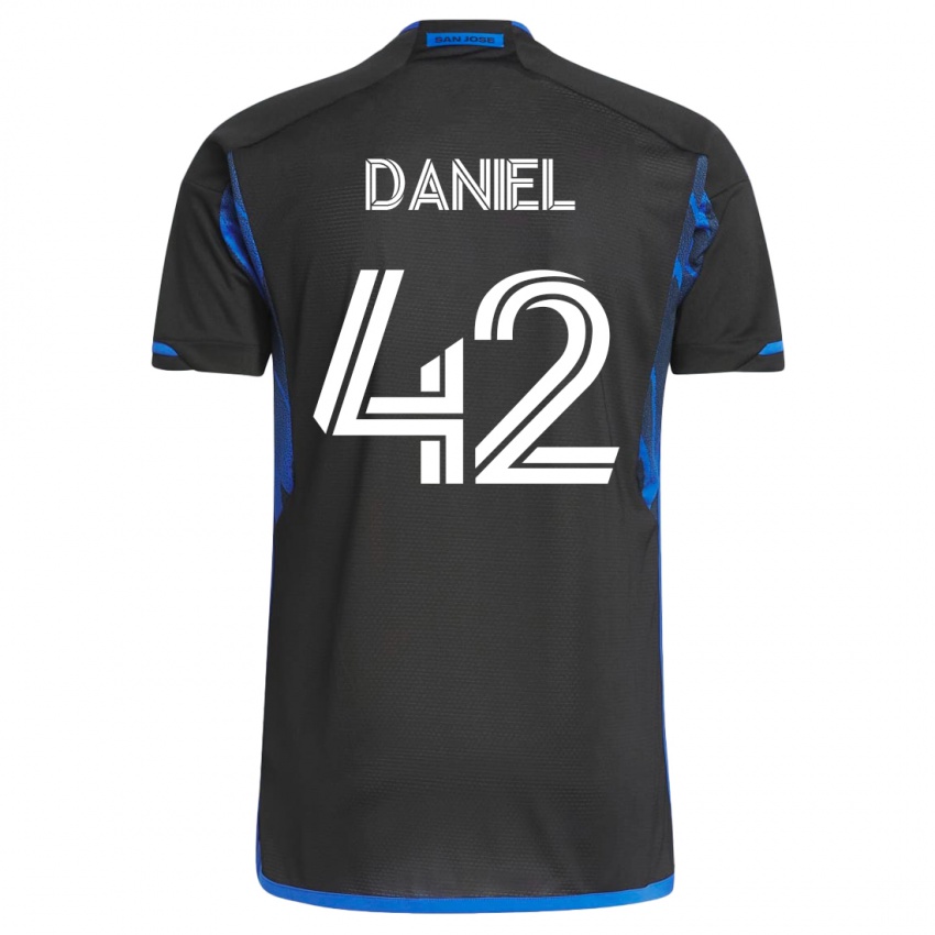 Kinder Daniel #42 Blau Schwarz Heimtrikot Trikot 2023/24 T-Shirt Österreich