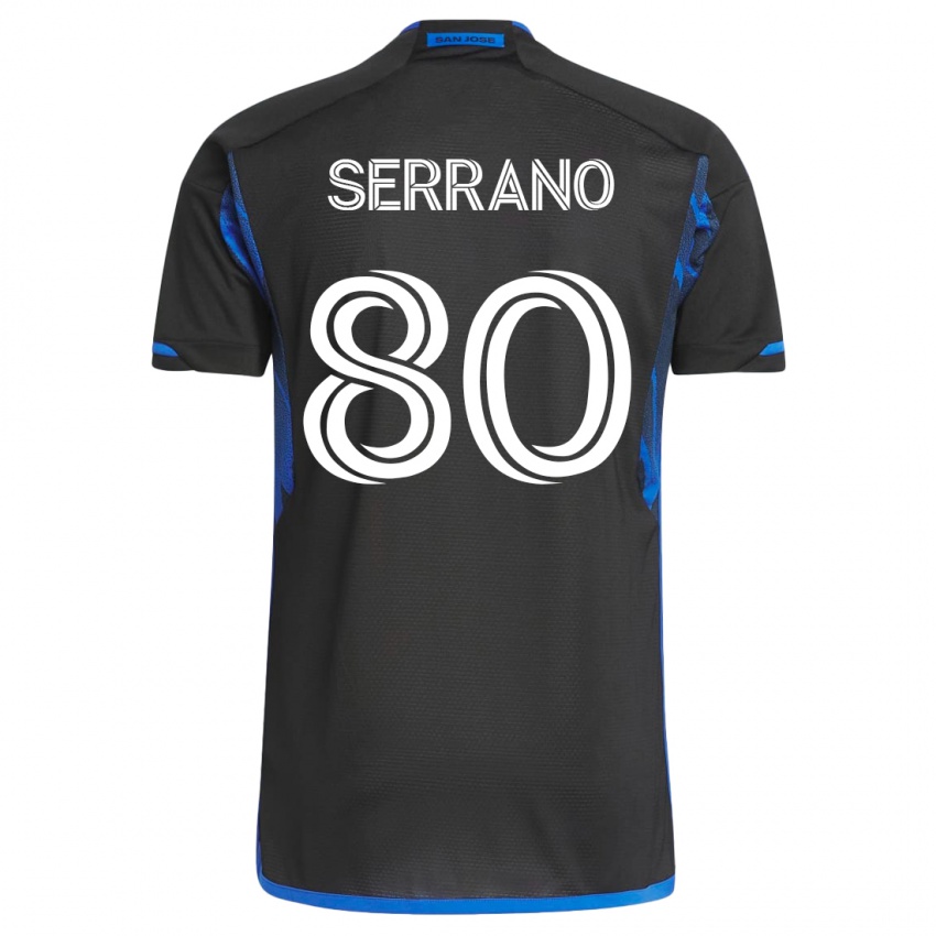 Kinder David Serrano #80 Blau Schwarz Heimtrikot Trikot 2023/24 T-Shirt Österreich