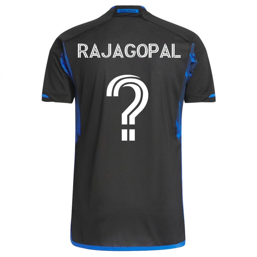 Kinder Rohan Rajagopal #0 Blau Schwarz Heimtrikot Trikot 2023/24 T-Shirt Österreich