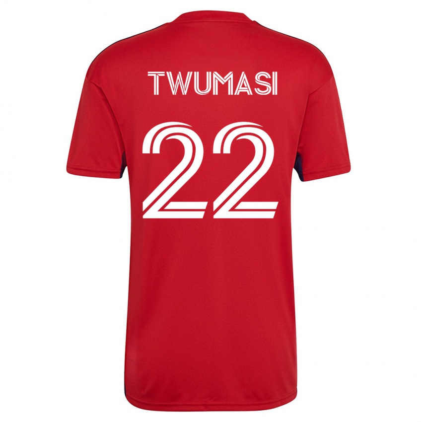 Kinder Ema Twumasi #22 Rot Heimtrikot Trikot 2023/24 T-Shirt Österreich