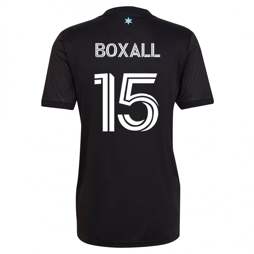 Kinder Michael Boxall #15 Schwarz Heimtrikot Trikot 2023/24 T-Shirt Österreich