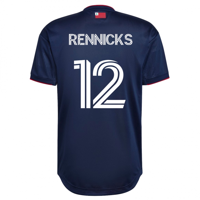 Kinder Justin Rennicks #12 Marine Heimtrikot Trikot 2023/24 T-Shirt Österreich