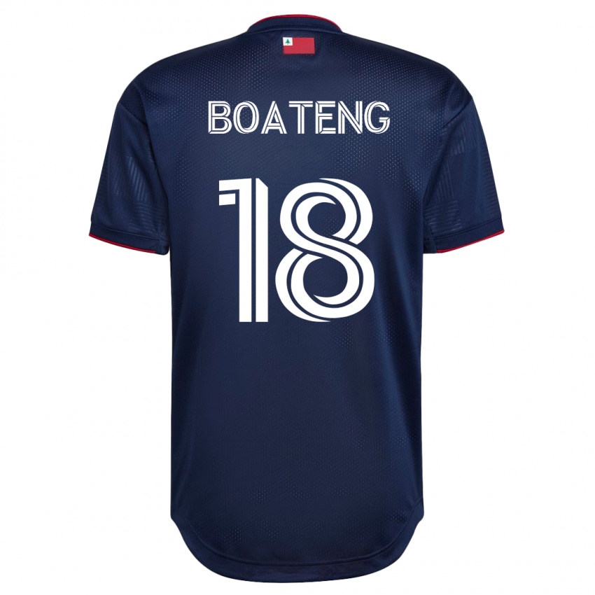 Kinder Emmanuel Boateng #18 Marine Heimtrikot Trikot 2023/24 T-Shirt Österreich