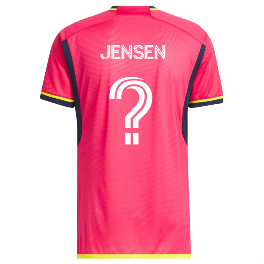 Kinder Isak Jensen #0 Rosa Heimtrikot Trikot 2023/24 T-Shirt Österreich