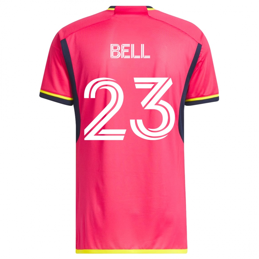 Kinder Jon Bell #23 Rosa Heimtrikot Trikot 2023/24 T-Shirt Österreich