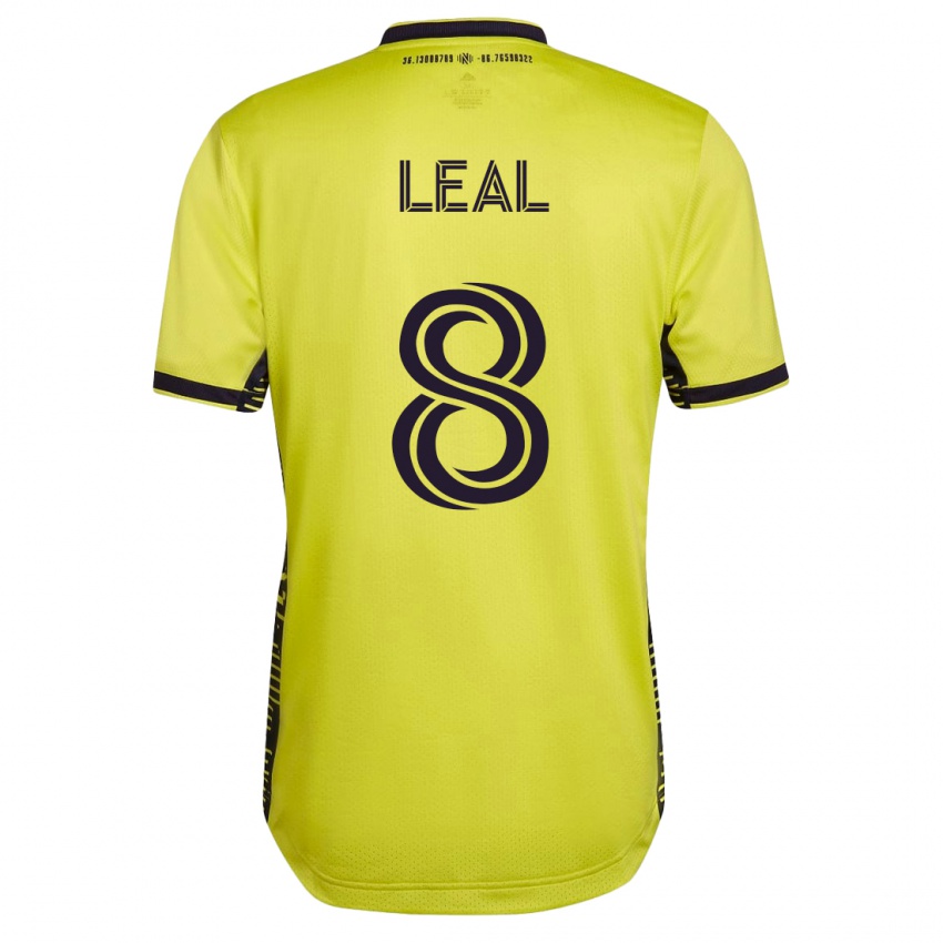 Kinder Randall Leal #8 Gelb Heimtrikot Trikot 2023/24 T-Shirt Österreich