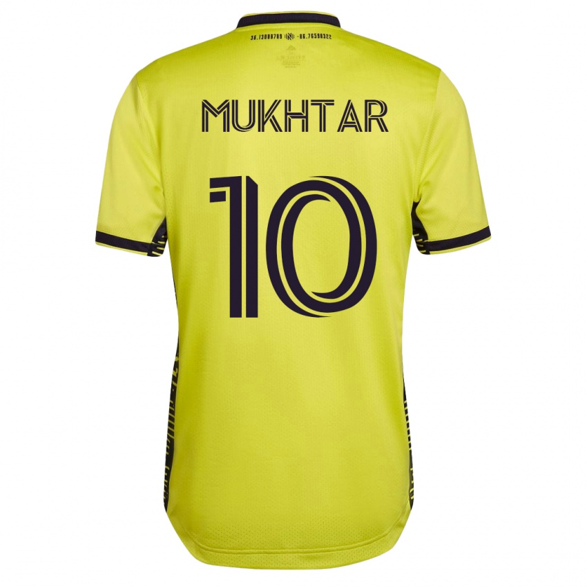 Kinder Hany Mukhtar #10 Gelb Heimtrikot Trikot 2023/24 T-Shirt Österreich