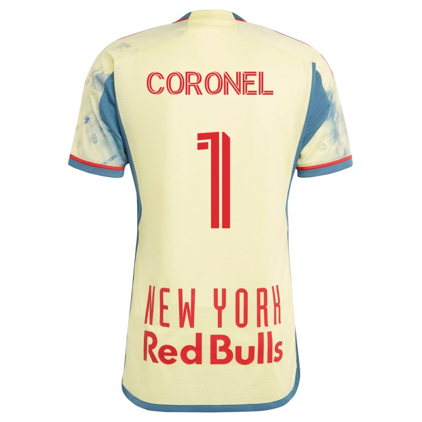 Kinder Carlos Coronel #1 Gelb Heimtrikot Trikot 2023/24 T-Shirt Österreich