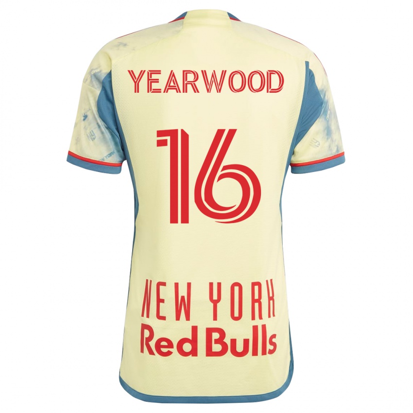 Kinder Dru Yearwood #16 Gelb Heimtrikot Trikot 2023/24 T-Shirt Österreich