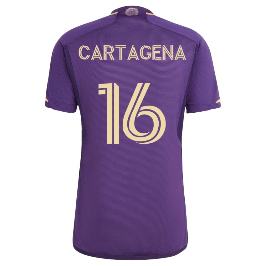 Kinder Wilder Cartagena #16 Violett Heimtrikot Trikot 2023/24 T-Shirt Österreich