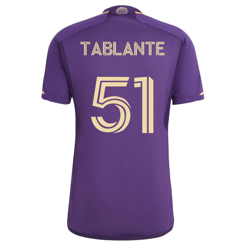 Kinder Moises Tablante #51 Violett Heimtrikot Trikot 2023/24 T-Shirt Österreich