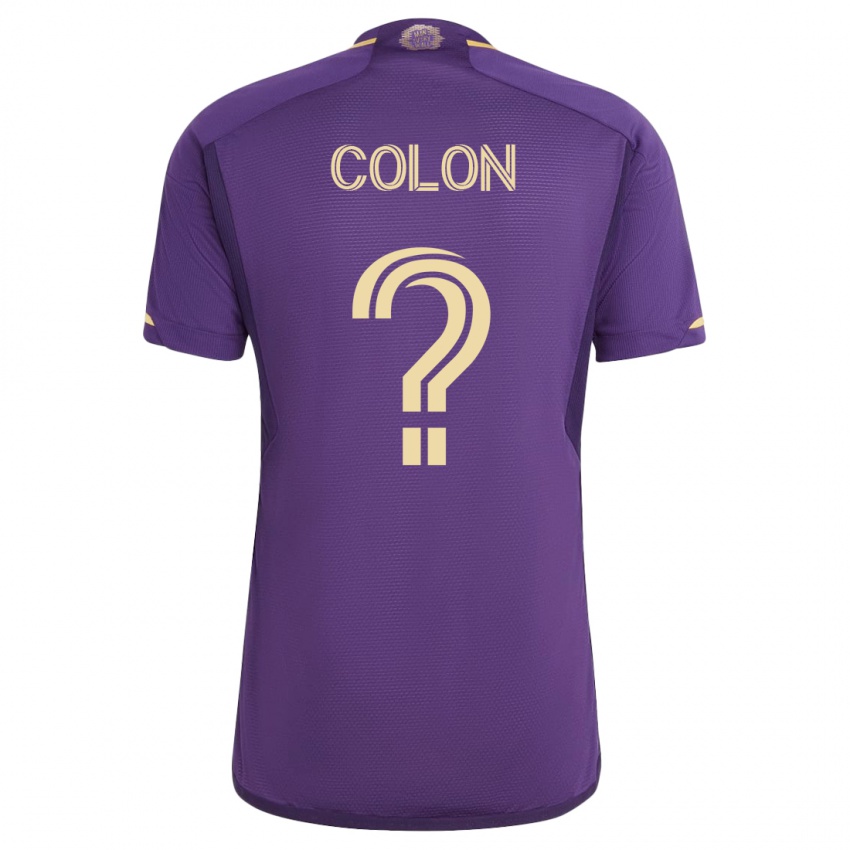 Kinder Xzavier Colon #0 Violett Heimtrikot Trikot 2023/24 T-Shirt Österreich