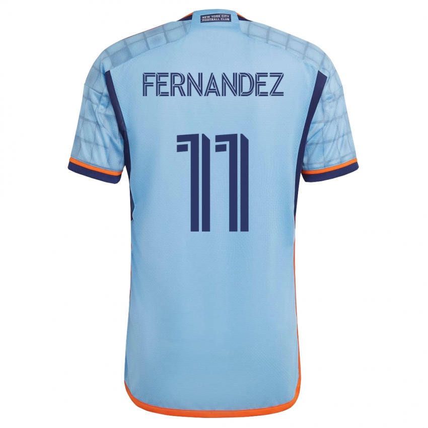 Kinder Julián Fernández #11 Blau Heimtrikot Trikot 2023/24 T-Shirt Österreich