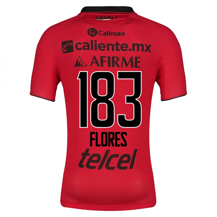 Kinder Abraham Flores #183 Rot Heimtrikot Trikot 2023/24 T-Shirt Österreich