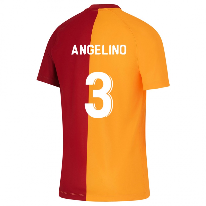 Kinder Angelino #3 Orangefarben Heimtrikot Trikot 2023/24 T-Shirt Österreich