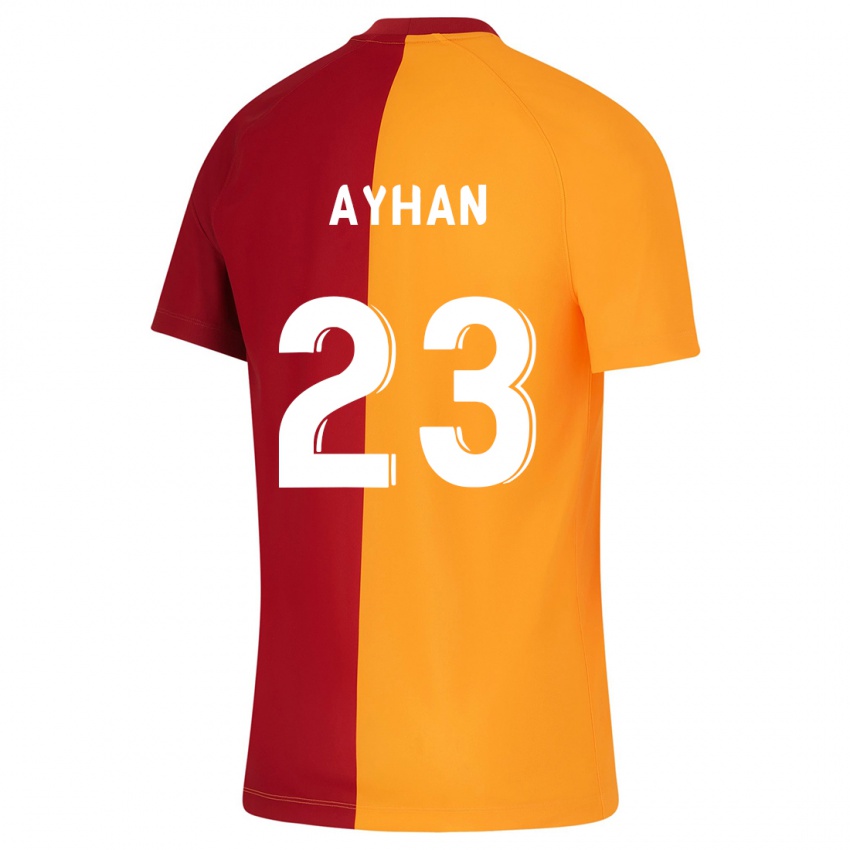 Kinder Kaan Ayhan #23 Orangefarben Heimtrikot Trikot 2023/24 T-Shirt Österreich