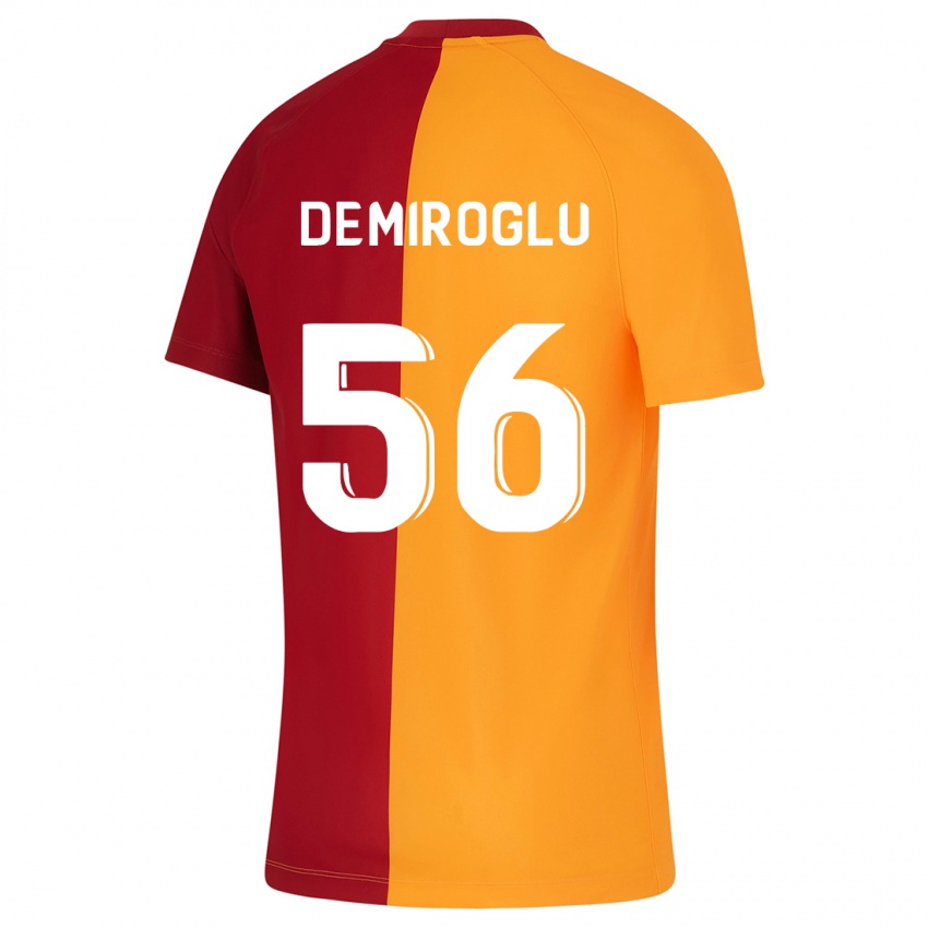 Kinder Baran Demiroğlu #56 Orangefarben Heimtrikot Trikot 2023/24 T-Shirt Österreich