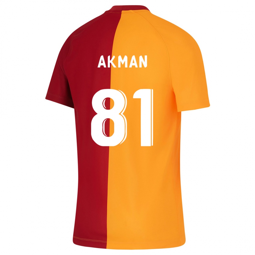 Kinder Hamza Akman #81 Orangefarben Heimtrikot Trikot 2023/24 T-Shirt Österreich