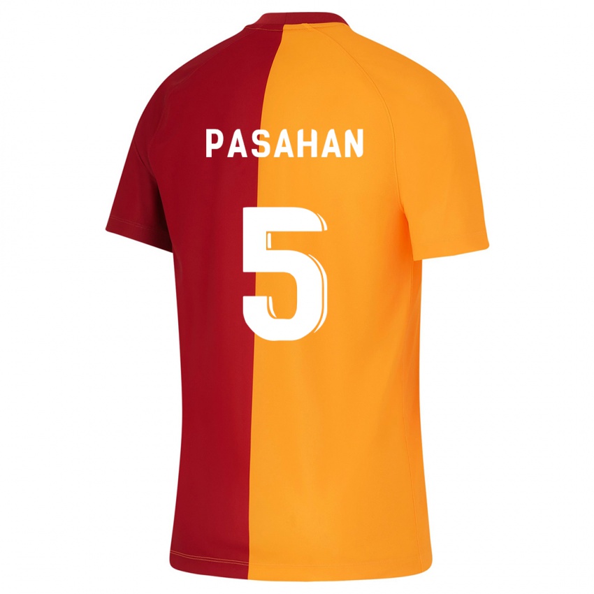 Kinder Eren Pasahan #5 Orangefarben Heimtrikot Trikot 2023/24 T-Shirt Österreich