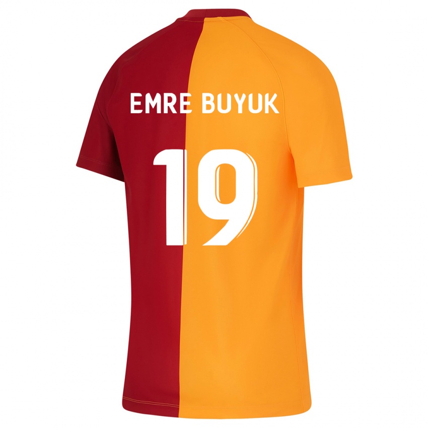 Kinder Enes Emre Büyük #19 Orangefarben Heimtrikot Trikot 2023/24 T-Shirt Österreich