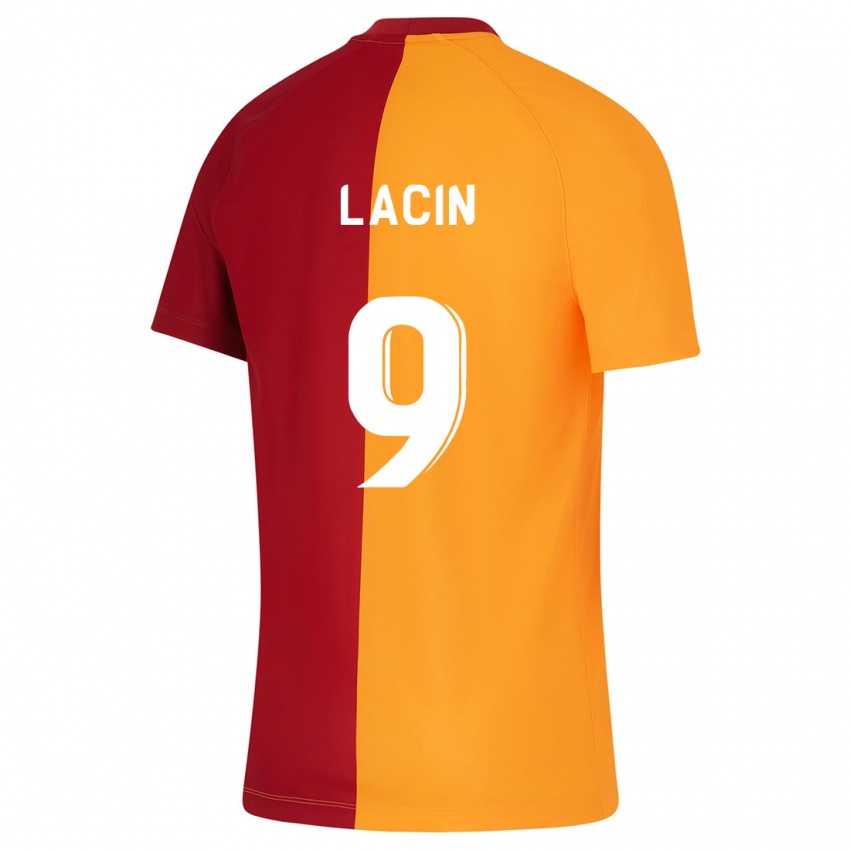 Kinder Elanur Laçin #9 Orangefarben Heimtrikot Trikot 2023/24 T-Shirt Österreich