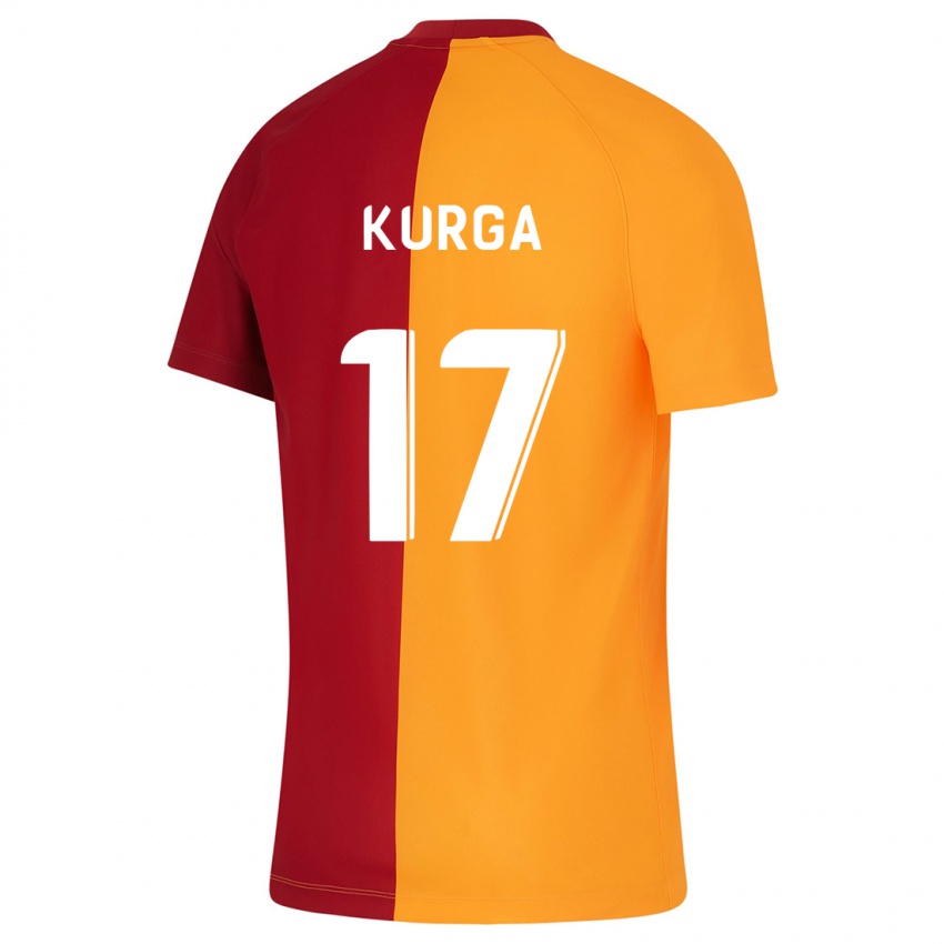 Kinder Handan Kurğa #17 Orangefarben Heimtrikot Trikot 2023/24 T-Shirt Österreich