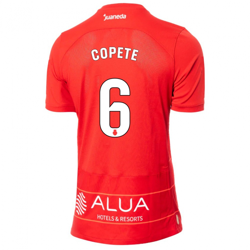 Kinder José Copete #6 Rot Heimtrikot Trikot 2023/24 T-Shirt Österreich