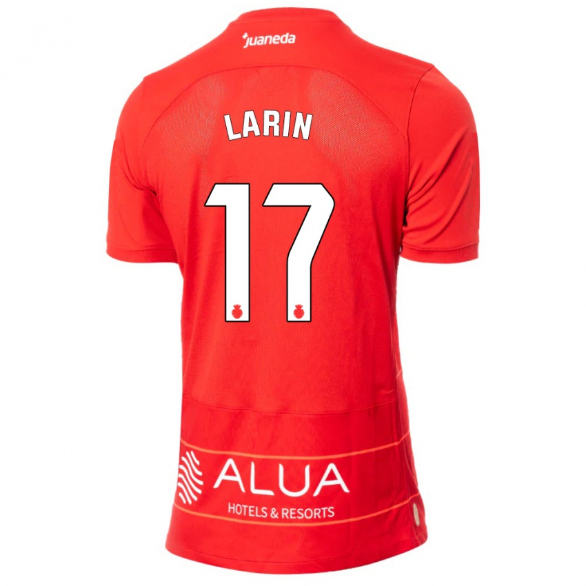 Kinder Cyle Larin #17 Rot Heimtrikot Trikot 2023/24 T-Shirt Österreich