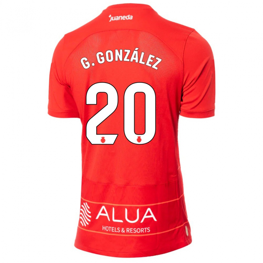 Kinder Giovanni González #20 Rot Heimtrikot Trikot 2023/24 T-Shirt Österreich