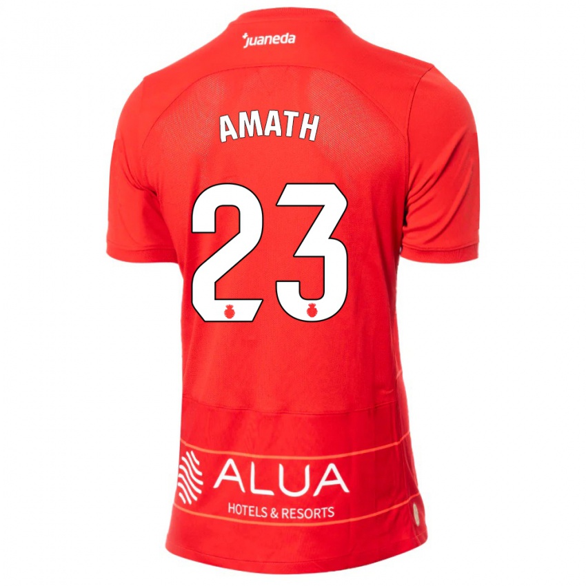 Kinder Amath Ndiaye #23 Rot Heimtrikot Trikot 2023/24 T-Shirt Österreich
