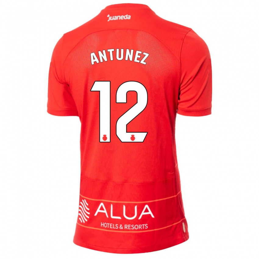 Kinder Yahir Antúnez #12 Rot Heimtrikot Trikot 2023/24 T-Shirt Österreich