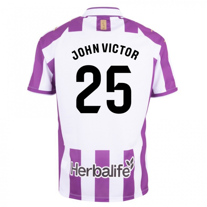 Kinder John Victor #25 Lila Heimtrikot Trikot 2023/24 T-Shirt Österreich