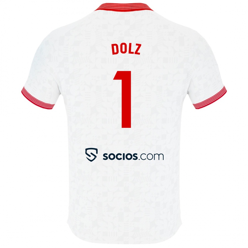 Kinder Marc Dolz #1 Weiß Heimtrikot Trikot 2023/24 T-Shirt Österreich