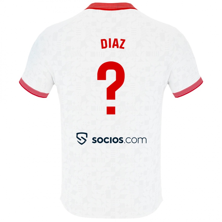 Kinder Álvaro Díaz #0 Weiß Heimtrikot Trikot 2023/24 T-Shirt Österreich