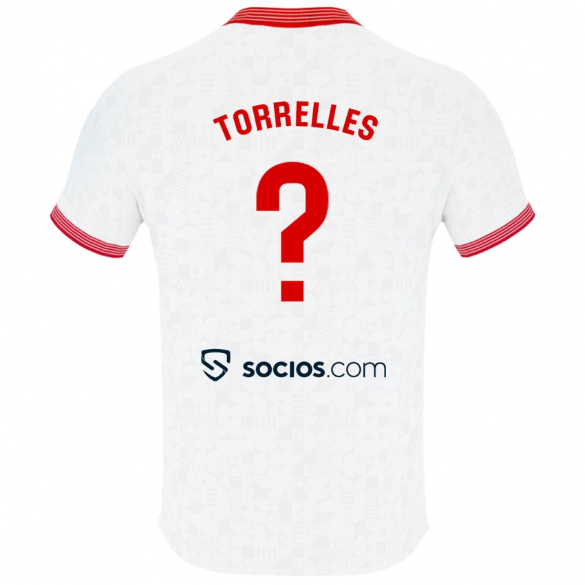 Kinder Genís Torrelles #0 Weiß Heimtrikot Trikot 2023/24 T-Shirt Österreich