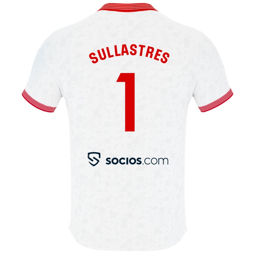 Kinder Esther Sullastres Ayuso #1 Weiß Heimtrikot Trikot 2023/24 T-Shirt Österreich