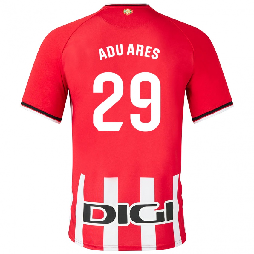 Kinder Adu Ares #29 Rot Heimtrikot Trikot 2023/24 T-Shirt Österreich