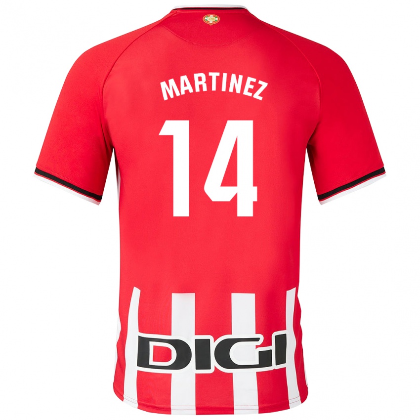 Kinder Pablo Martínez #14 Rot Heimtrikot Trikot 2023/24 T-Shirt Österreich