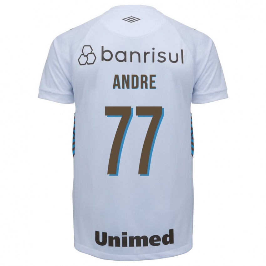 Kinder André #77 Weiß Auswärtstrikot Trikot 2023/24 T-Shirt Österreich