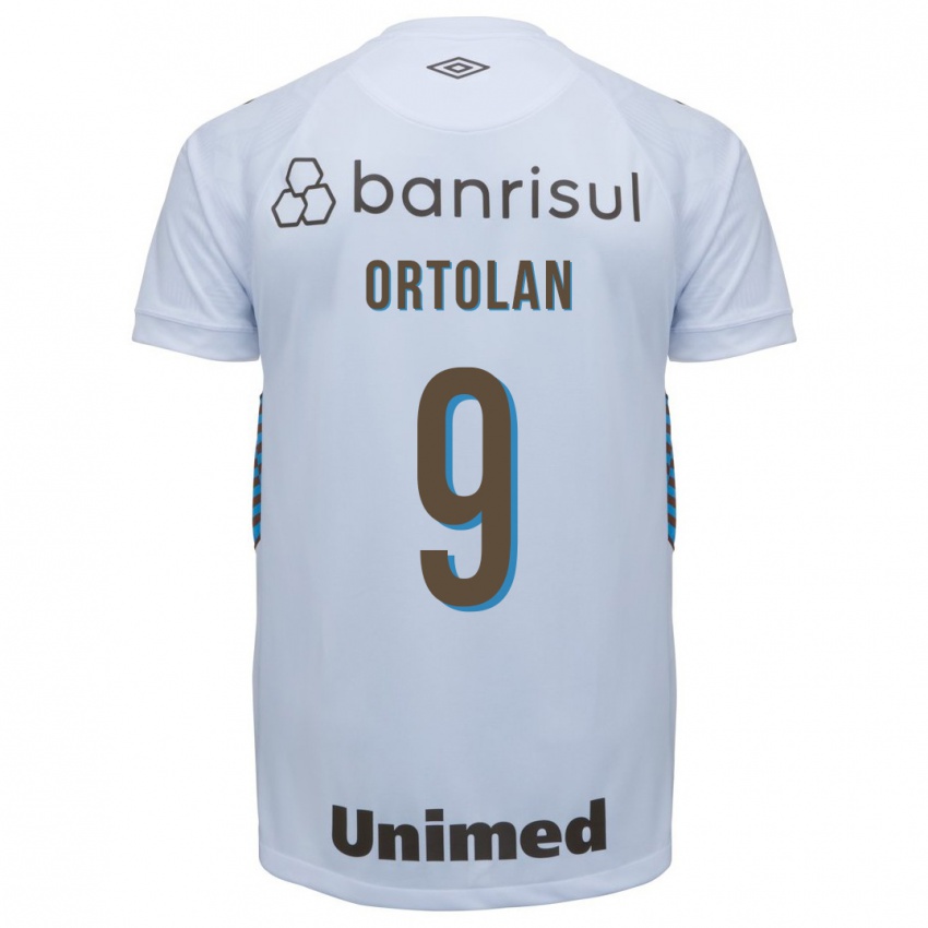 Kinder Dani Ortolan #9 Weiß Auswärtstrikot Trikot 2023/24 T-Shirt Österreich